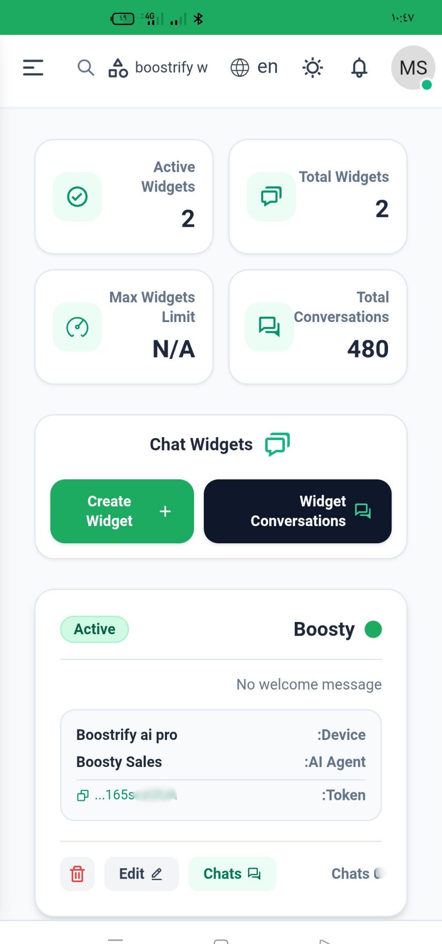 Web Chat Widget
